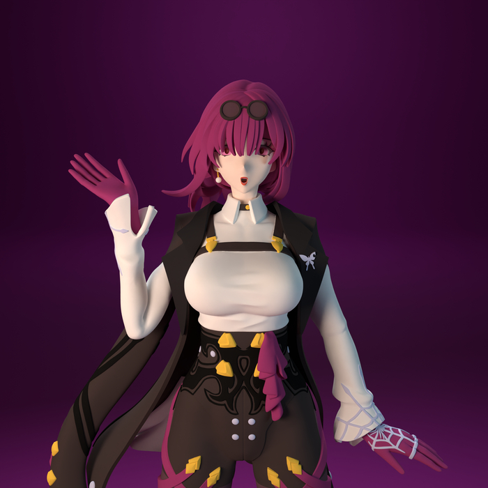   Honkai Star Rail  3d  3D, 3D , 3D , 3D , Blender, Kafka (Honkai: Star Rail), , 