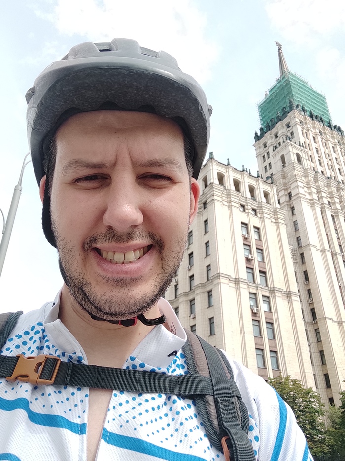 Посетить семь сталинских высоток и загадать желание Путешествия, Велосипед, Велосипедист, Желание, Сталинская высотка, Длиннопост
