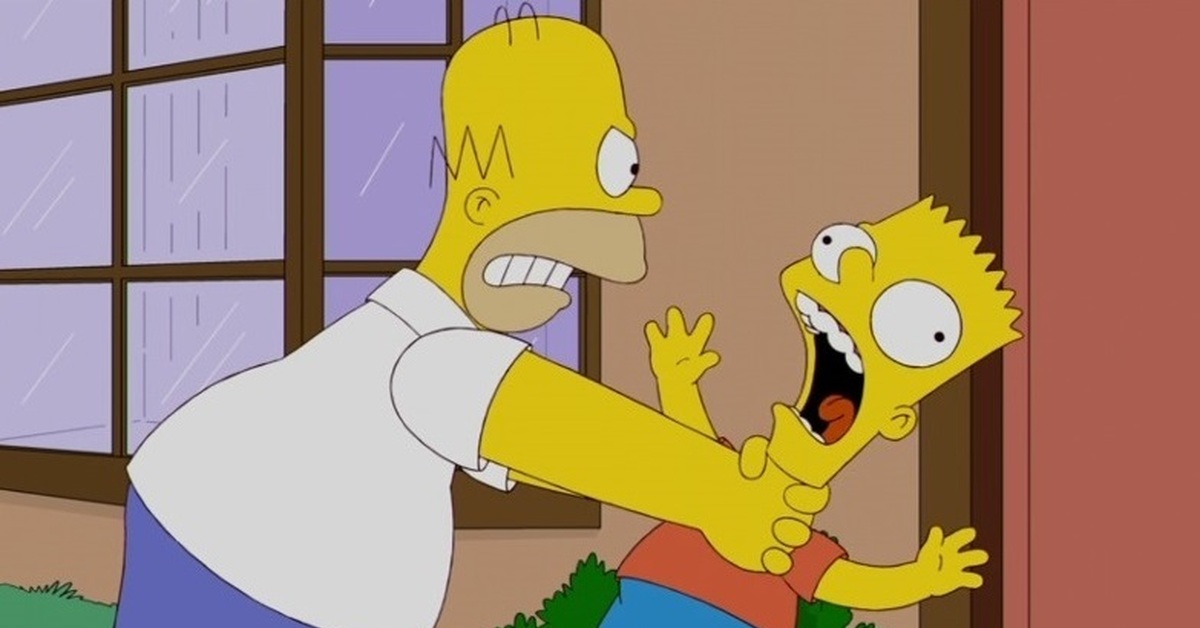 Мем душит. Гомер и барт. Симпсоны гомер душит Барта. Симпсоны гомер и барт. Симпсон душит Барта.