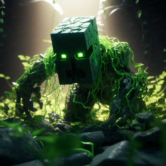  Midjourney,  , Minecraft, , 