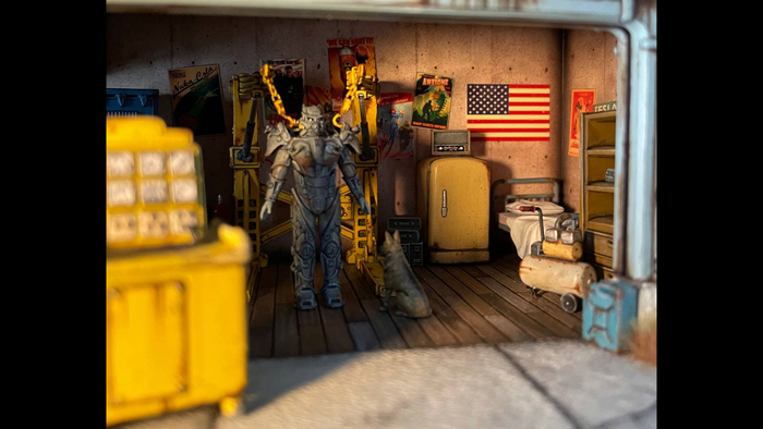 Diorama Fallout 4 Red Rocket Station  , , Fallout, 3D ,  , , Fallout 4
