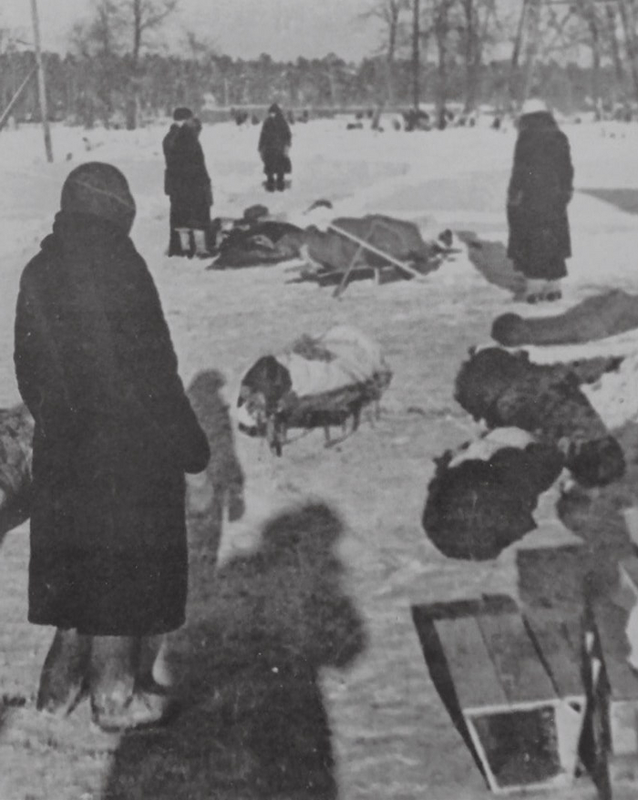 В блокадном Ленинграде