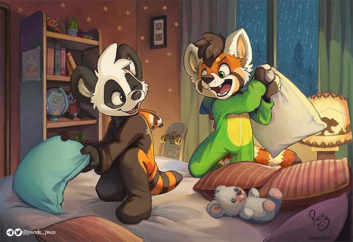   , Furry Panda, Furry Red Panda, Paco Panda,  , , Furry Art, 