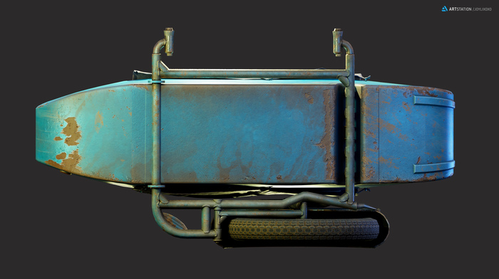Люлька Днепра Текстуры, 3D, Мото, Топология, Hard surface, Реализм, Gamedev, Gameready, Low poly, Днепр, Мотоцикл Днепр, Урал, Мотоцикл Урал, Ржавчина, Колесо, Blender, 3D моделирование, Видео, YouTube, Длиннопост
