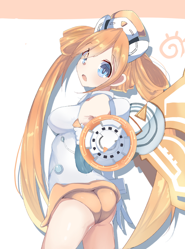 Orange Heart Anime Art, Hyperdimension Neptunia, Neptunia, Uzume Tennouboshi, Orange Heart, 