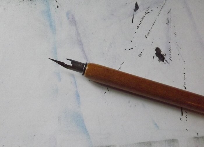 А у меня сломалось перо