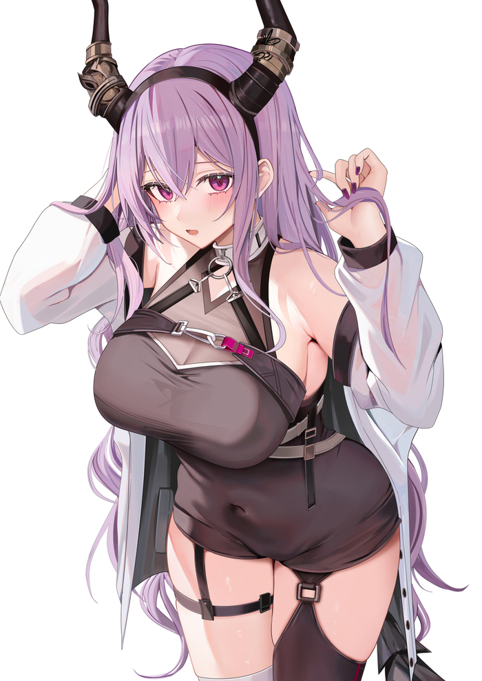  Anime Art, , Arknights, Ru zhai, Typhon (Arknights)
