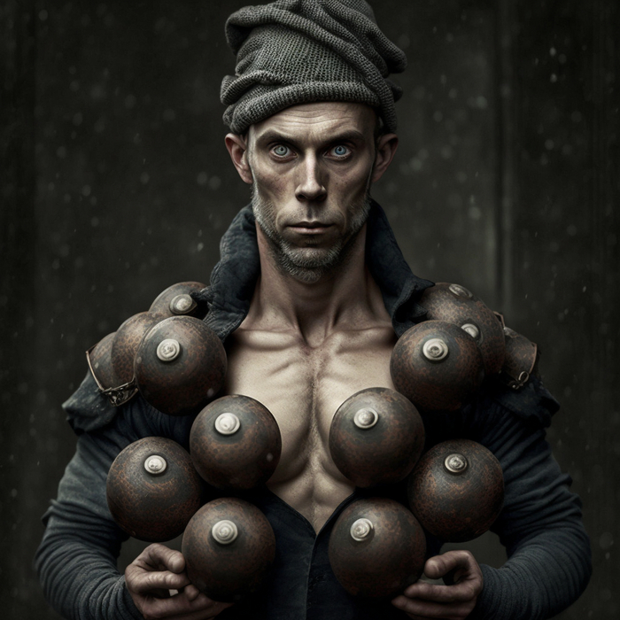 Мужик с железными яйцами