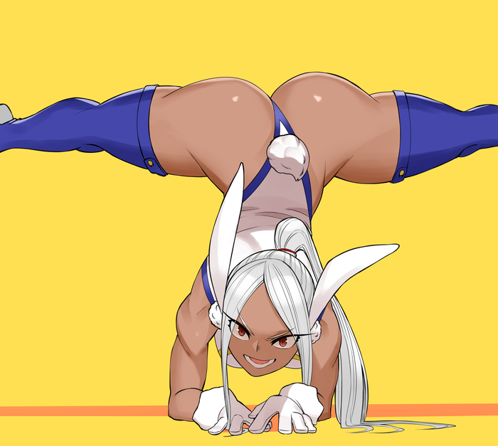   Boku no Hero Academia, Miruko, Anime Art, , , , Bunny Ears, Animal Ears, Bunny tail, , , , , , Koyap, 
