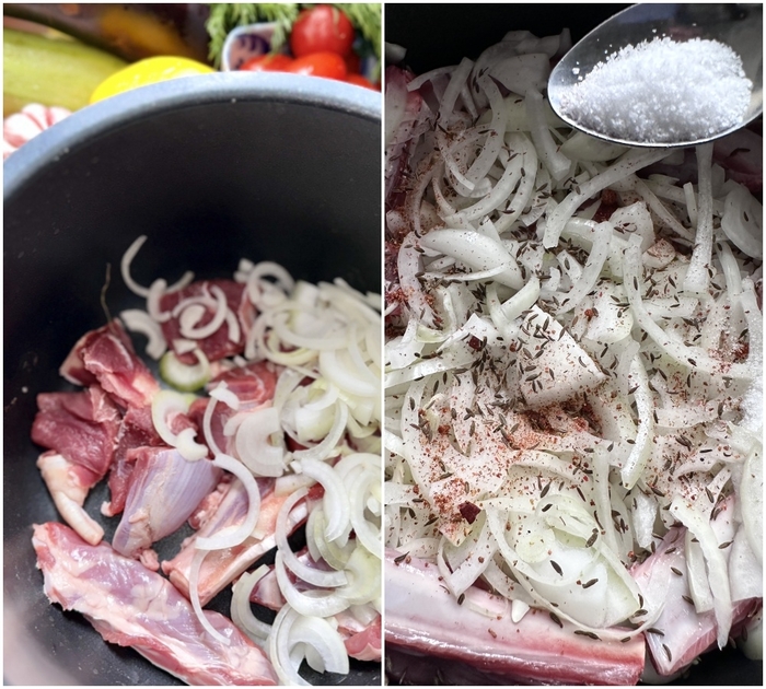 Басма в мультискороварке Еда, Рецепт, Басма, Мультиварка, Длиннопост, Мясо