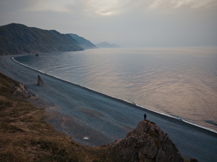 Рассвет в бухте Тасовая, Приморский край