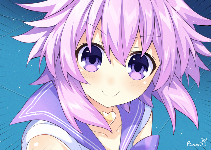 Neptune Anime Art, Hyperdimension Neptunia, Neptunia, Neptune, Sailor Moon, Sailormoonredraw, Binato_lulu
