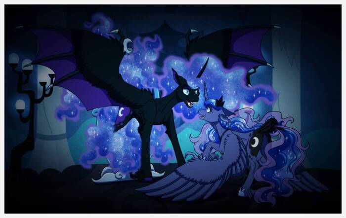 - ,     ! My Little Pony, Nightmare Moon, Princess Luna, Inuhoshi-to-darkpen