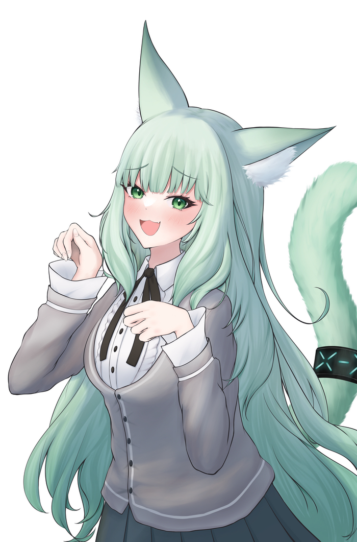Harmonie Anime Art, , Arknights, Harmonie, Animal Ears, 