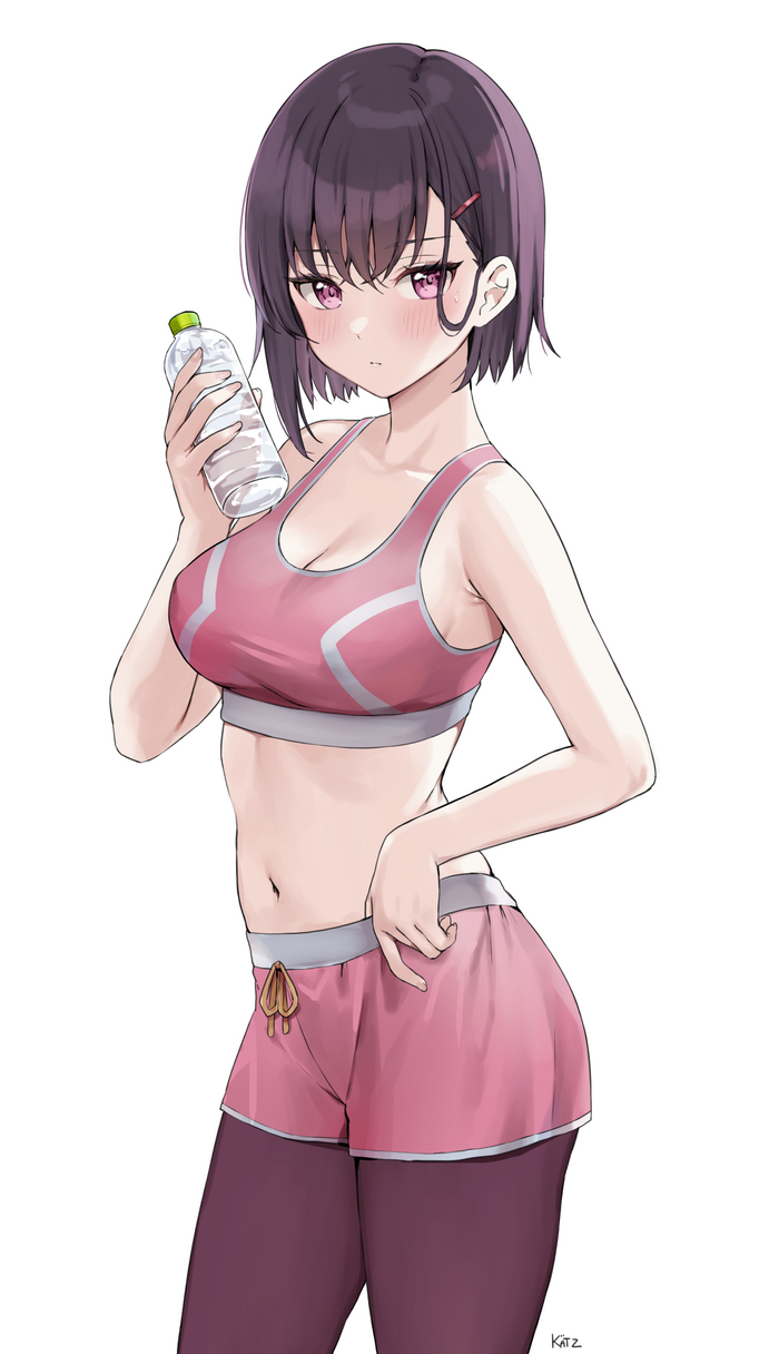  , Anime Art, , Kaetzchen, Gym uniform, Zom 100, Mikazuki Shizuka