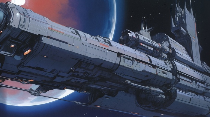 1690265057144264358 Usuario de la IA midjourney creo imágenes a partir de la película Alien de 1985 en versión Anime y este fue el resultado