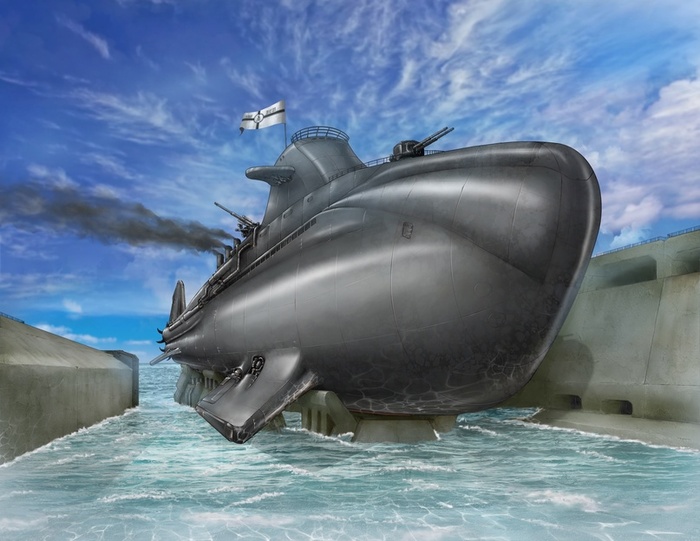 Участие подводных лодок Черры в морской блокаде Антиутопия, Фантастика, Война, Литература, Дизельпанк