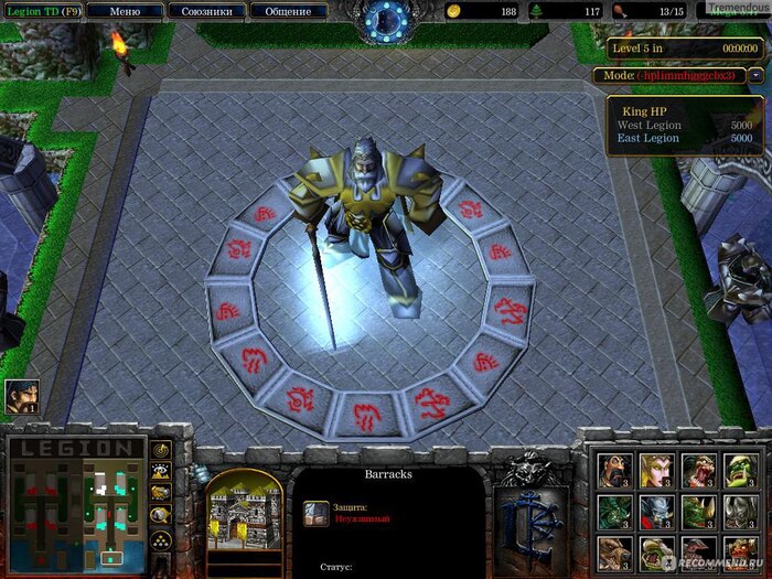 WarCraft 3 TFT Legion TD   21:00      1.29 , 2000-, Warcraft, Warcraft 3, -, ,  , Warcraft iii: The Frozen Throne, Custom Maps