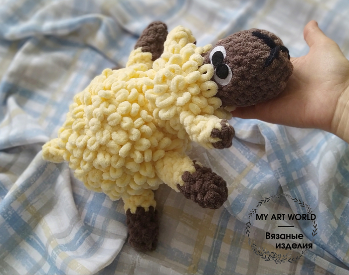 Один за другим Барашек, Плюшевые игрушки, Игрушки, Рукоделие без процесса, Длиннопост, Авторская неделя на Пикабу