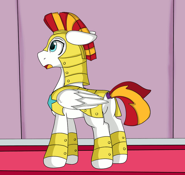 Вас ждет повышение в должности My Little Pony, Original Character, Royal Guard, Гифка