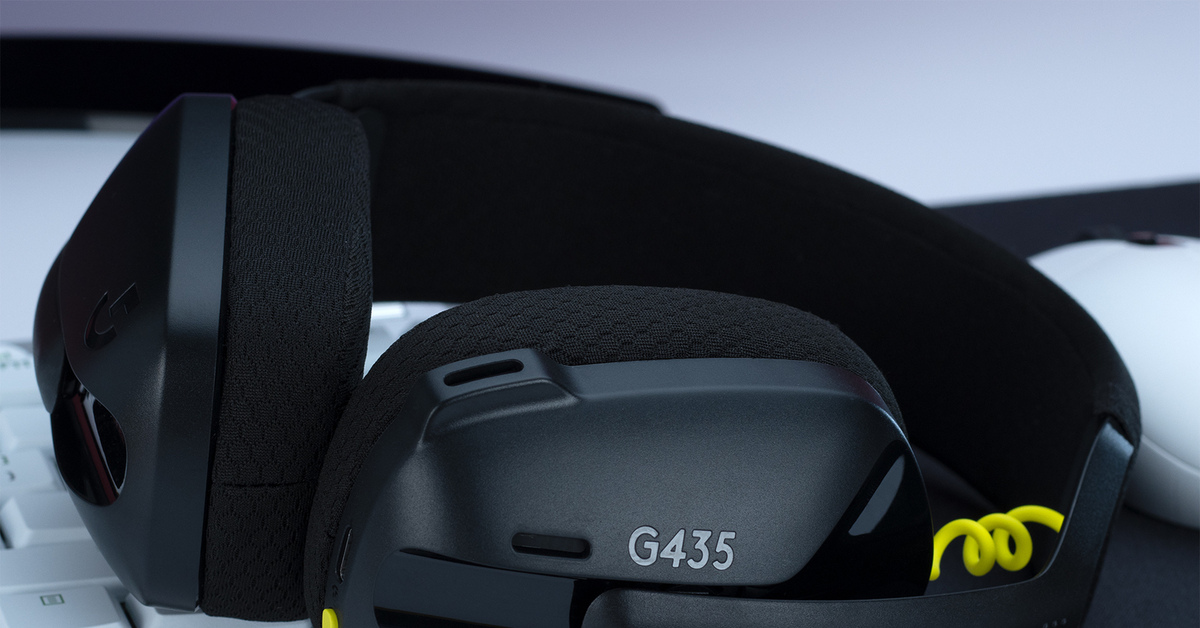 Logitech g435 мигает синим. Наушники Лоджитек g435. Беспроводные наушники Logitech g435. Logitech g g435. Игровые наушники Logitech g435.