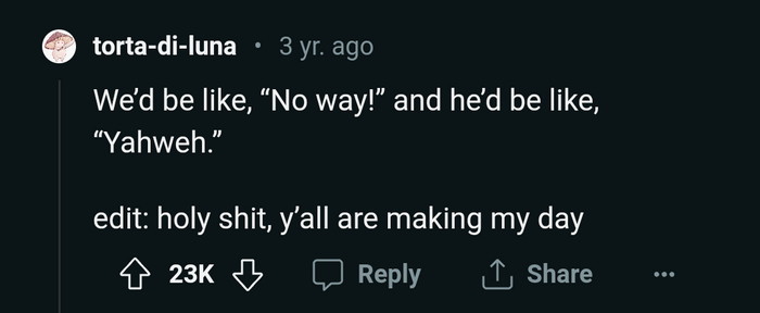 А что, если бы однажды God (Господь, Бог) спустился и сказал: «Это ...