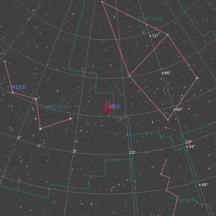   NGC 7635     M52 , ,  , , , 