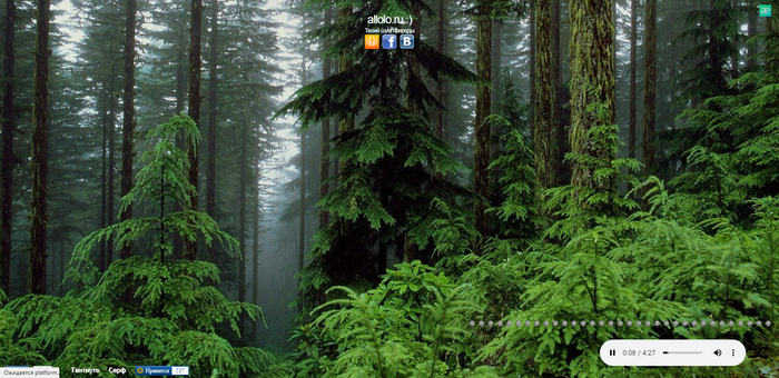 Картинки со звуками природы (Бесполезный сайт)