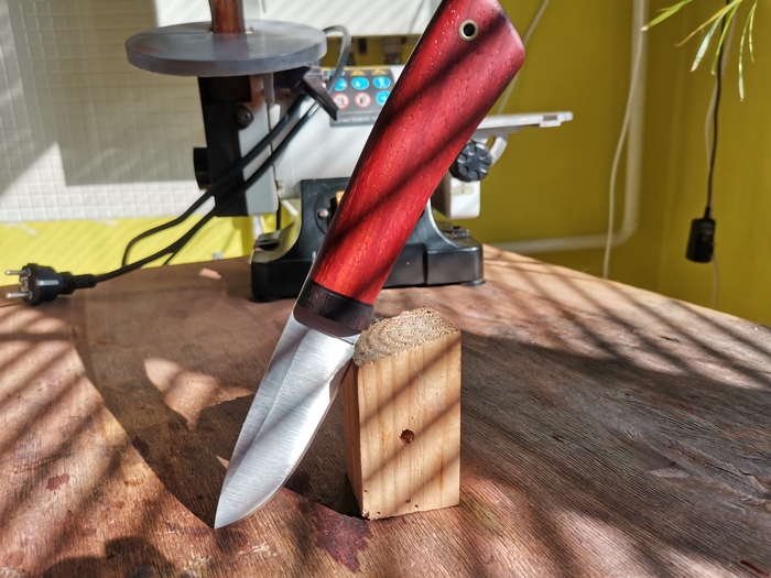 Как сделать кованый нож из подшипника своими руками