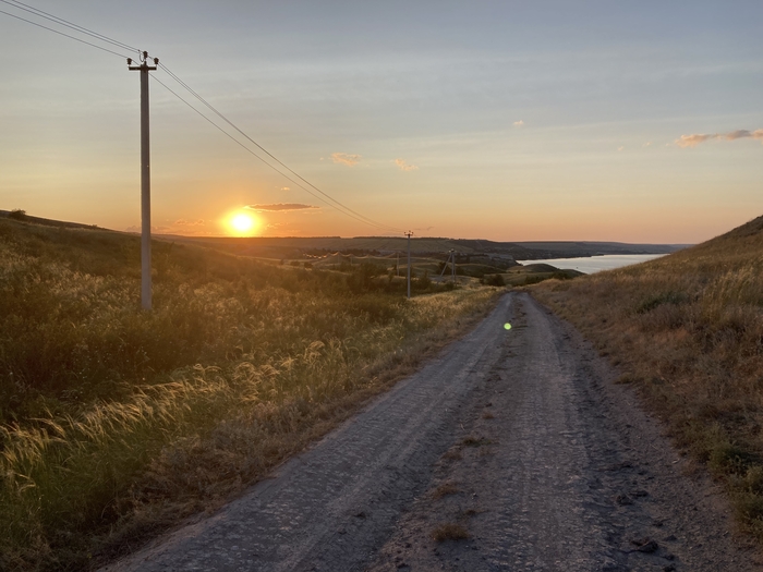 Красноармейский район Саратовской области. Дорога на 35-й км
