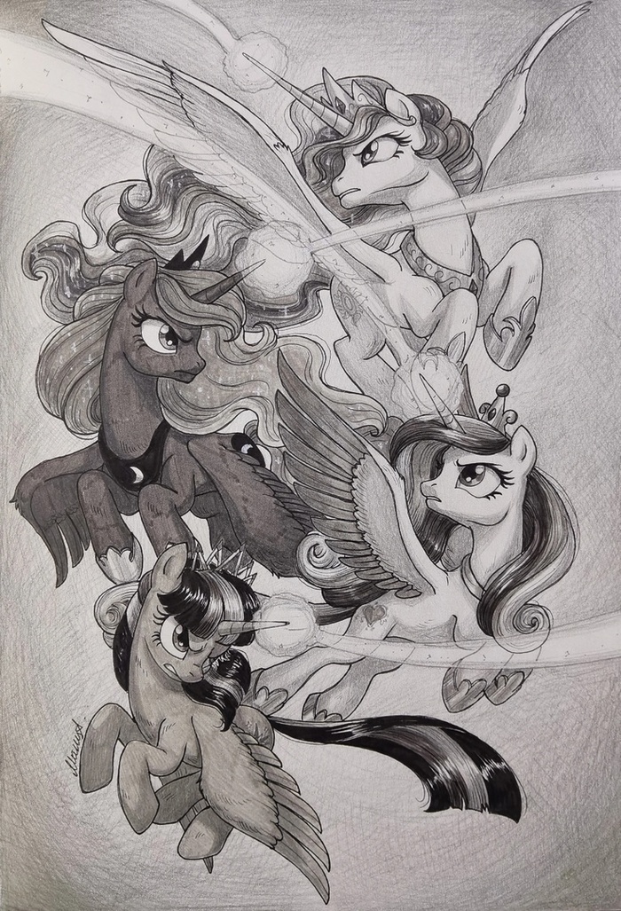       My Little Pony, , Twilight Sparkle, Princess Luna, Princess Celestia, Princess Cadance