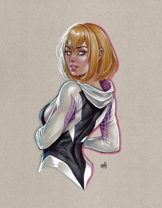 Spidergwen by MikeKrome