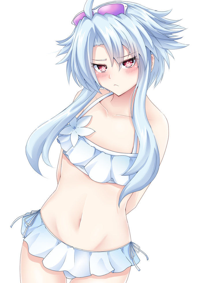 White Heart Anime Art, Hyperdimension Neptunia, Neptunia, Blanc, White Heart, 