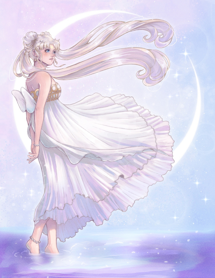  Sailor Moon, Princess Serenity, , Anime Art