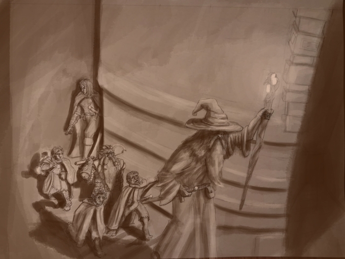 "Спускаются в Морию"