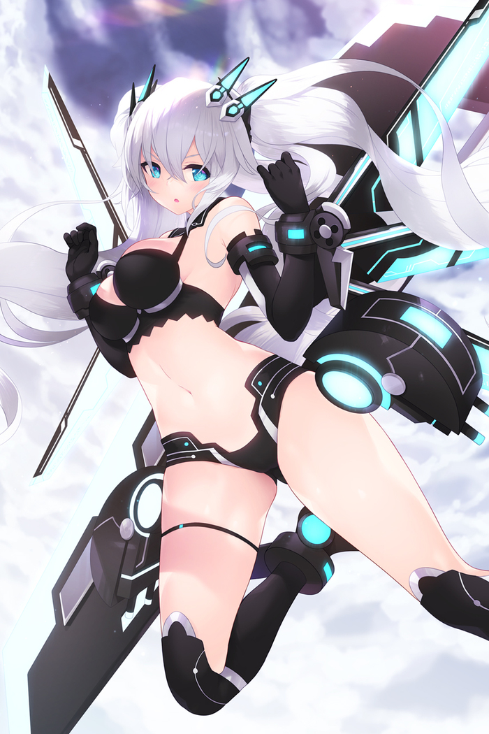 Black Heart Anime Art, Hyperdimension Neptunia, Neptunia, Noire (Black Heart), Black Heart
