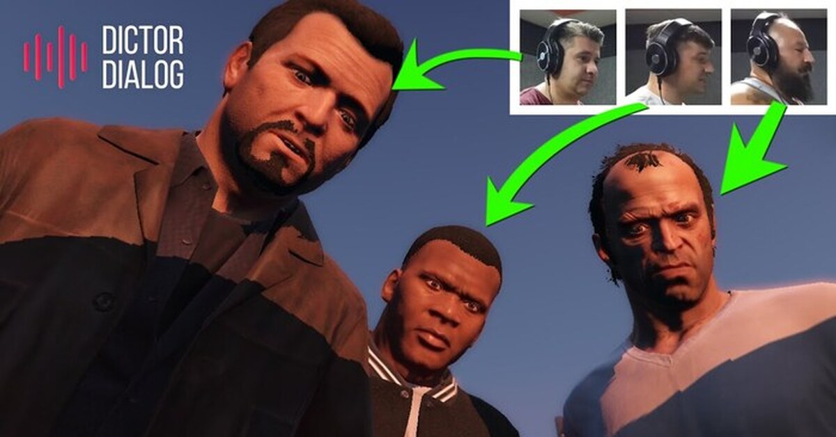 Русская озвучка GTA 5. Проект Dictor Dialog | Пикабу