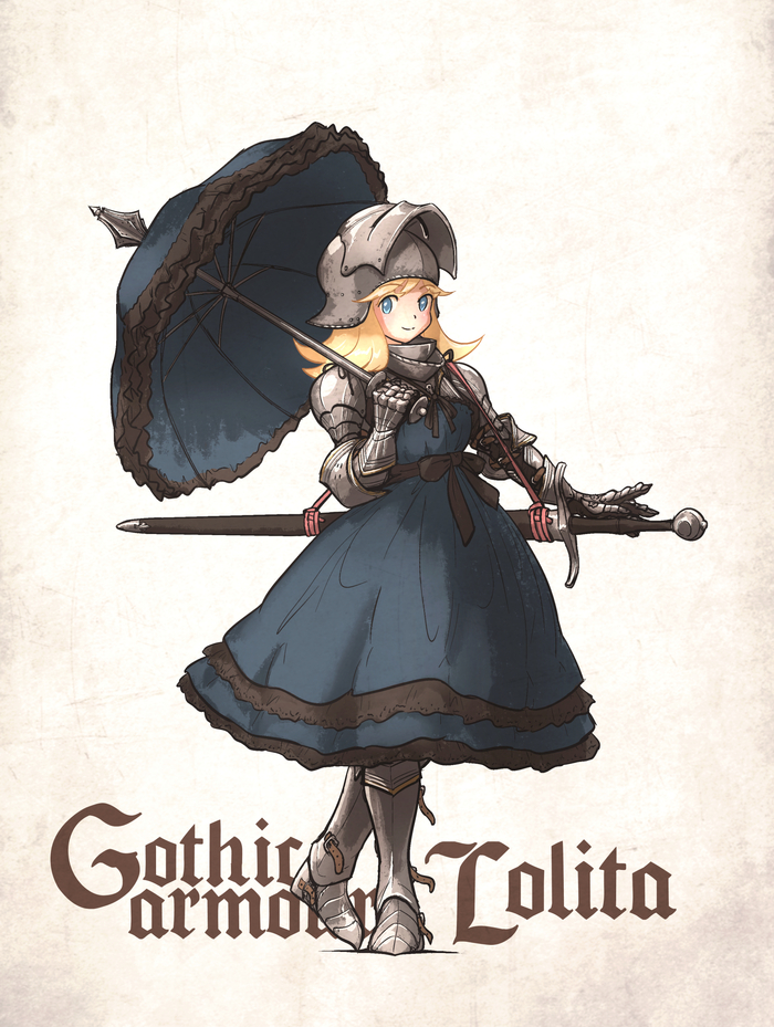 Gothic Armour Lolita chan Vanishlily, , , Anime Art, , 