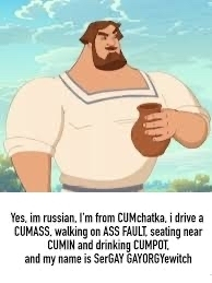 I'm russian!