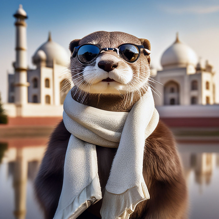 Выдры путешественники!