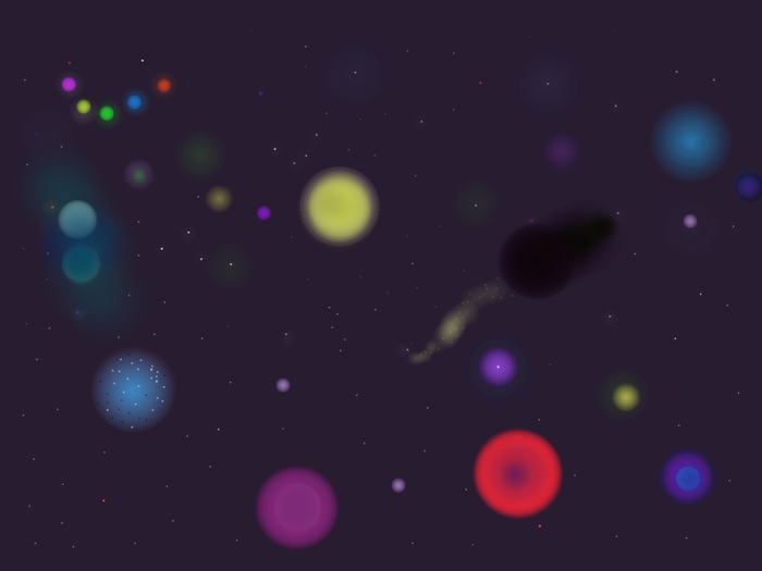 Попробовала нарисовать космос, как думаете, получилось?