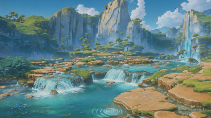 Что бы здесь передвигаться, придется освоить магию полета, хождения по воде либо приручить водоплава