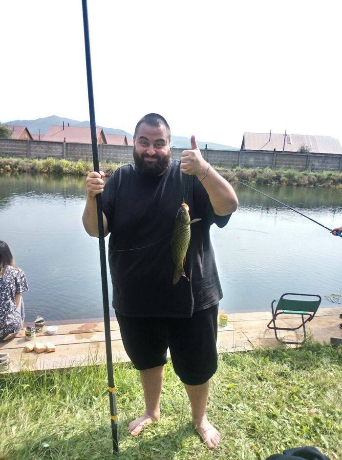 Тут мой вес примерно 158-162 кг, прошлое лето