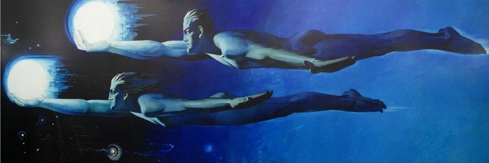 Картина Таира Салахова "Тебе, человечество"