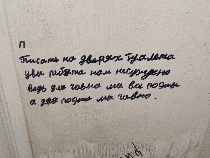 Внезапный туалетный поэт