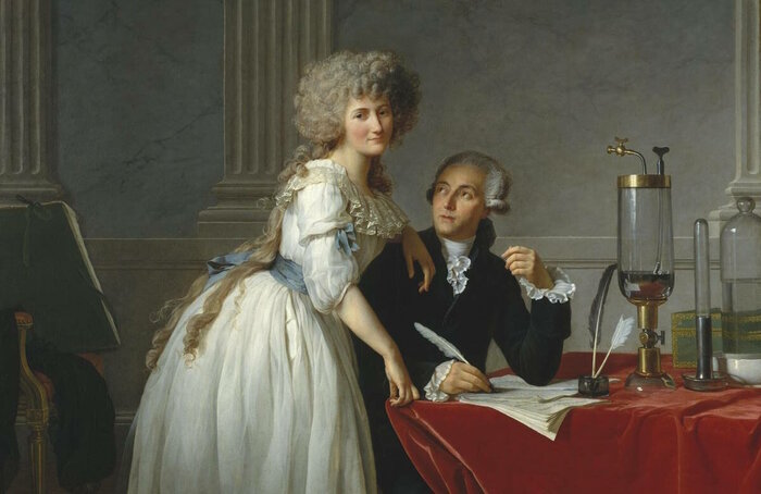 2 Портрет Лорана Лавуазье и его жены Марии
