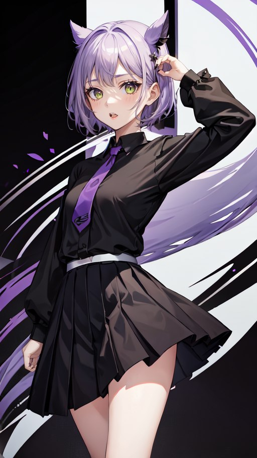 Девушка в абстракции