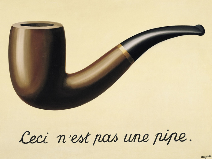 "Вероломство образов", Рене Магритт, 1929