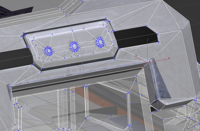 Модель обросла деталями