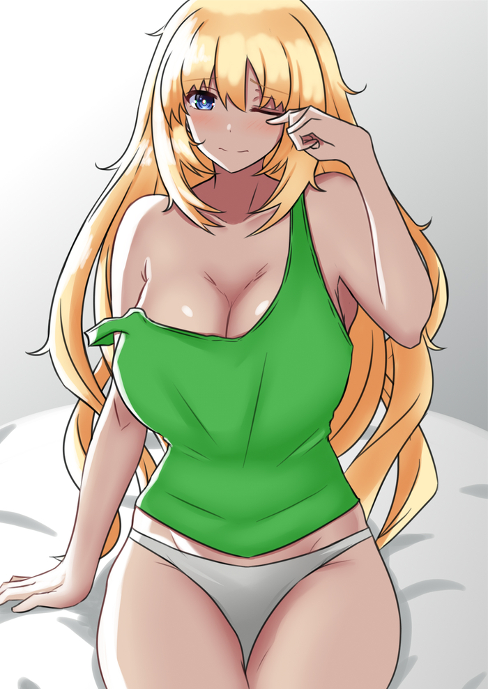 Vert Anime Art, Hyperdimension Neptunia, Neptunia, Vert, Zatsu